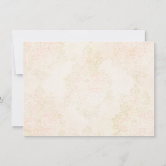 女の子のためのモモのシャクヤクの洗礼のサンキューカード サンキューカード (裏面)