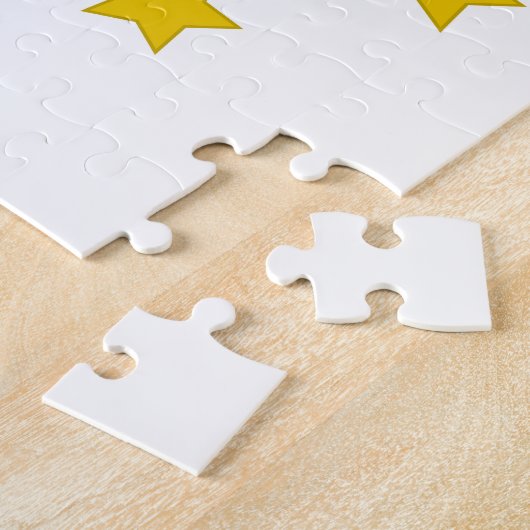 女の子のための体操パーソナライズされたパズル。 ジグソーパズル (側面)