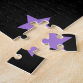 女の子のための体操パーソナライズされたパズル。 ジグソーパズル (側面)