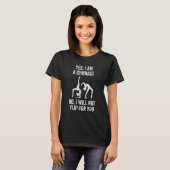 女の子のための体操Yes私は体操選手 Tシャツ (正面フル)