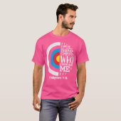 女の子のための可愛いアーチェリーアーチェリーPhilippians 4 16 Tシャツ (正面フル)