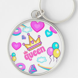 女の子のための女王 キーホルダー
