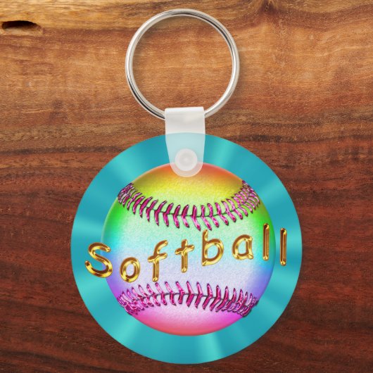 女の子のための安いソフトボールの贈り物,ソフトボール抱き枕 キーホルダー (裏面)