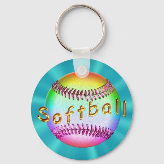 女の子のための安いソフトボールの贈り物,ソフトボール抱き枕 キーホルダー (裏面)