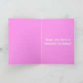 女の子のための幸せな第14バースデー・カード カード (内部)