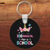 女の子のための幼稚園の100日マジカルダ100 キーホルダー (正面)