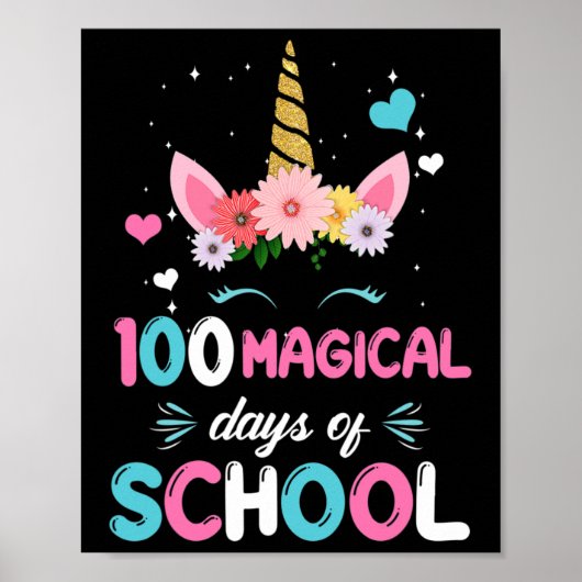 女の子のための幼稚園の100日マジカルダ100 ポスター (正面)