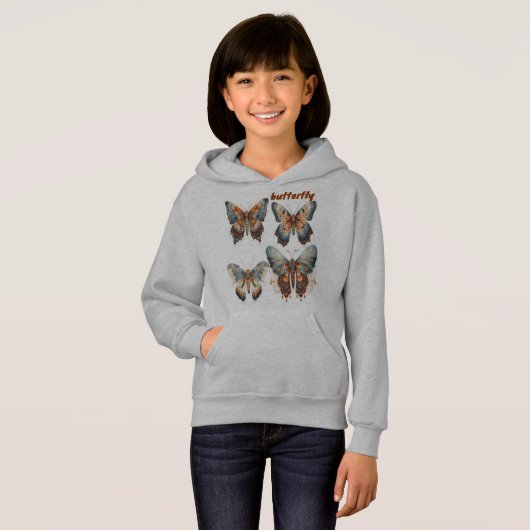 女の子のための汗をかく蝶 (正面フル)