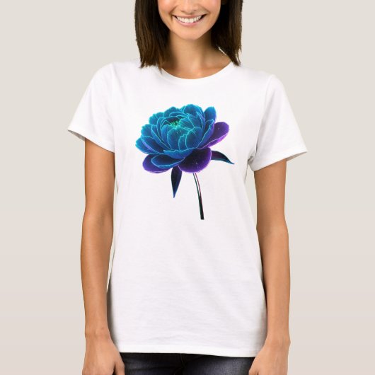 女の子のための花Tシャツ Tシャツ (正面)