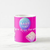 女の子のための赤ちゃんシャワー コーヒーマグカップ (中央)