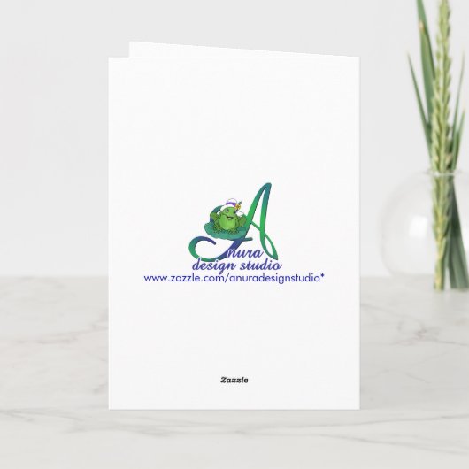 女の子のための踊りのテディー・ベアの第2誕生日 カード (裏面)