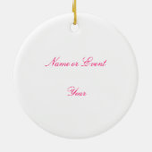 女の子のための顕微鏡 セラミックオーナメント (裏面)