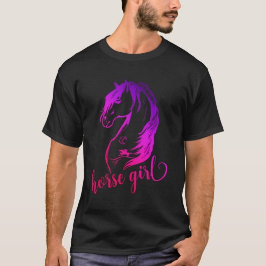 女の子のための馬の女の子乗馬のギフト10-12 Tシャツ (正面)