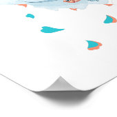 女の子のための魔法のホエールギフトというリリベット ポスター (角)