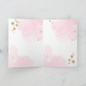 女の子のための魔法のユニコーン誕生日カード カード (内部)