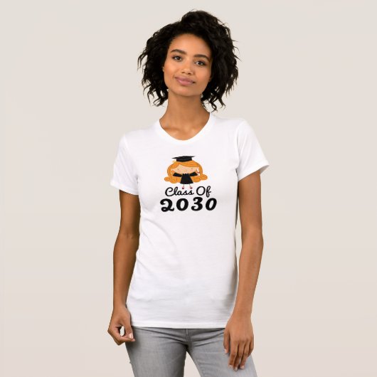 女の子のための2030年の卒業のギフトのアイディア Tシャツ (正面フル)
