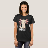 女の子のためのAxolotlボバロトルボバティー Tシャツ (正面フル)