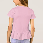 女の子のひだのTシャツ Tシャツ (裏面)