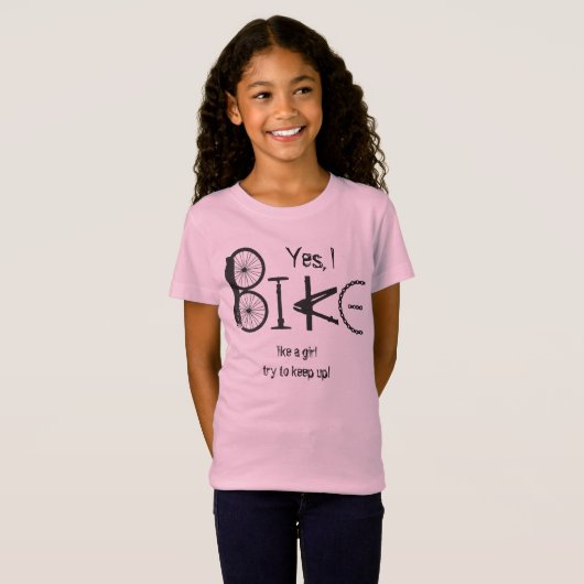 女の子のようなバイクおもしろい引用文グラフィティバイクパーツ Tシャツ (正面フル)