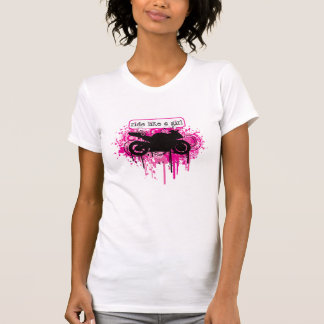 女の子のような乗車-ペンキSplatz Tシャツ
