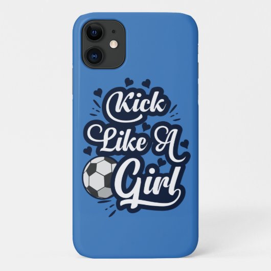 女の子のようにキックする Case-Mate iPhoneケース (裏面)