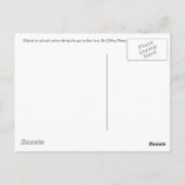 女の子のようにスキーをする ポストカード (裏面)