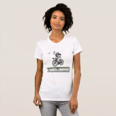 女の子のように乗ろう Tシャツ (正面フル)
