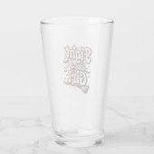 女の子のように戦う- Sip with Strength タンブラーグラス (裏面)