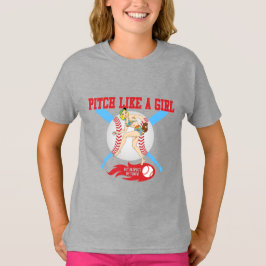女の子のように投げよう Tシャツ