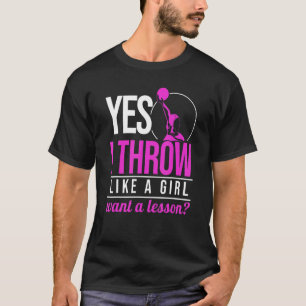 女の子のように投げるウォーターポロプレーヤーウォーターポロウォーム Tシャツ