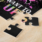 女の子のように投げる ジグソーパズル (側面)