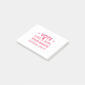 女の子のように投票あなたの権利はそれに依存する ポストイット (アングル)