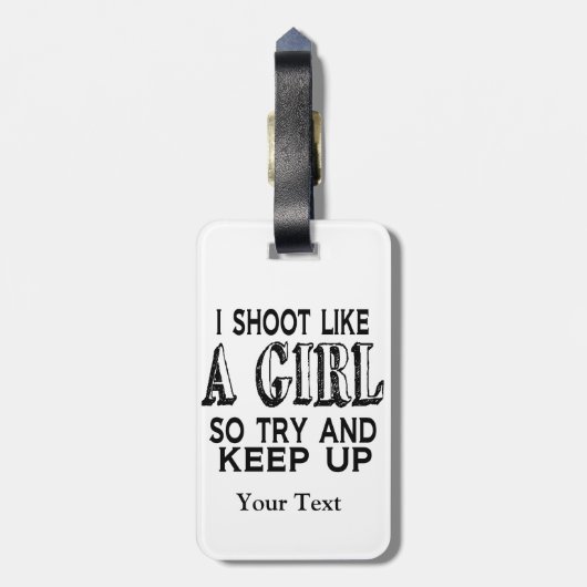 女の子のように撃ち上げ保る ラゲッジタグ (裏面縦)