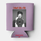 女の子のように撃つ 缶クーラー (正面)