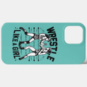 女の子のように格闘する，ファイターレディ，フェミニストの力 Case-Mate iPhoneケース (裏面 (横))