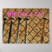 女の子のように殴る ポスター (正面)