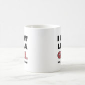 女の子のように狩りをする面白い狩猟マグ コーヒーマグカップ (中央)