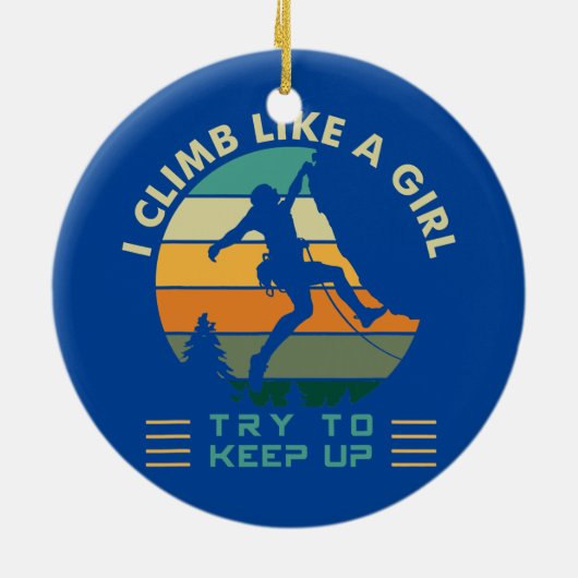 女の子のように登ってロック保の登山 セラミックオーナメント (裏面)