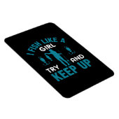 女の子のように釣るフィッシャー マグネット (右側)