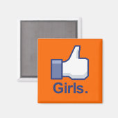 女の子のように マグネット (正面/裏面)