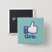 女の子のように 缶バッジ (正面&裏面)