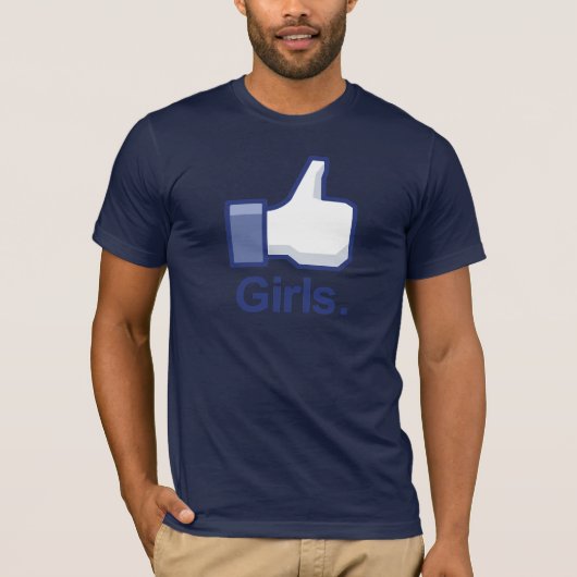 女の子のように Tシャツ (正面)