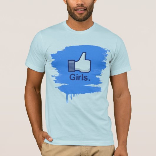 女の子のように Tシャツ (正面)