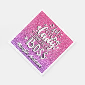 女の子のよう考えにボスすカスタムる スタンダードランチョンナプキン (角)