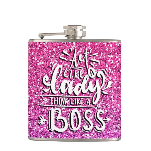 女の子のよう考えにボスすカスタムる フラスク (正面)