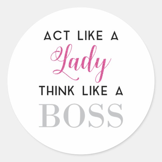 女の子のよう考えに振るる ラウンドシール (正面)