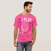 女の子のよう遊なN女子のためのバレーボール Tシャツ (正面フル)