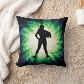 女の子のアスリート; カッコいい クッション (ブランケット)