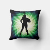 女の子のアスリート; カッコいい クッション (裏面)