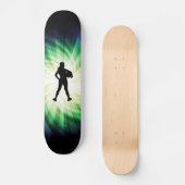 女の子のアスリート; カッコいい スケートボード (正面)